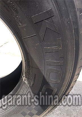 Kpatos KT100 (рулевая) 385/65 R22.5 160L 20PR - Фото модели шины на боковине